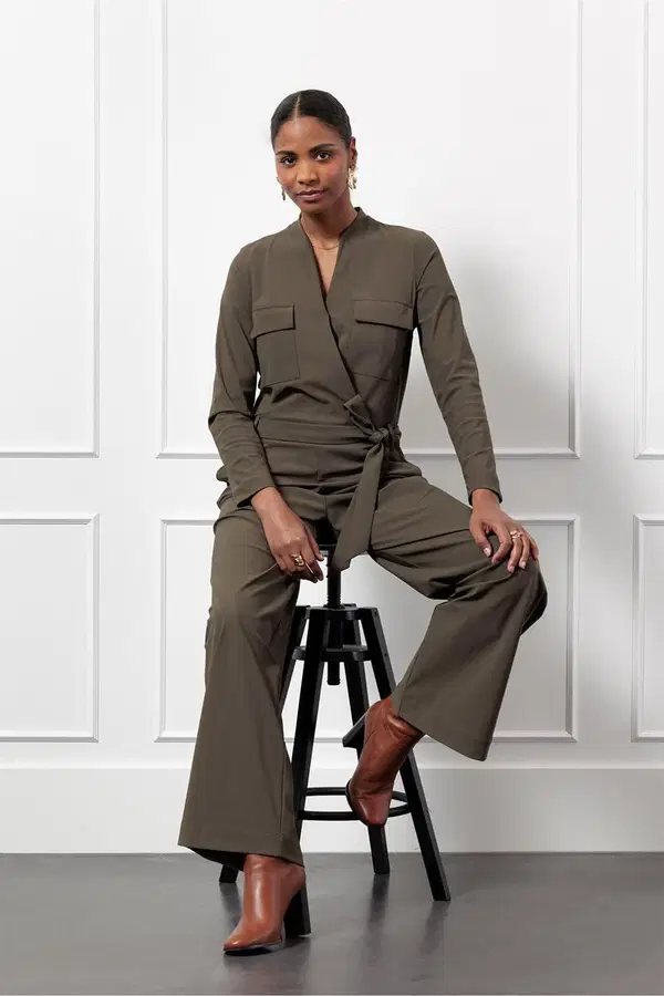 Studio Anneloes Jumpsuit Nadia Pocket Groen 1
