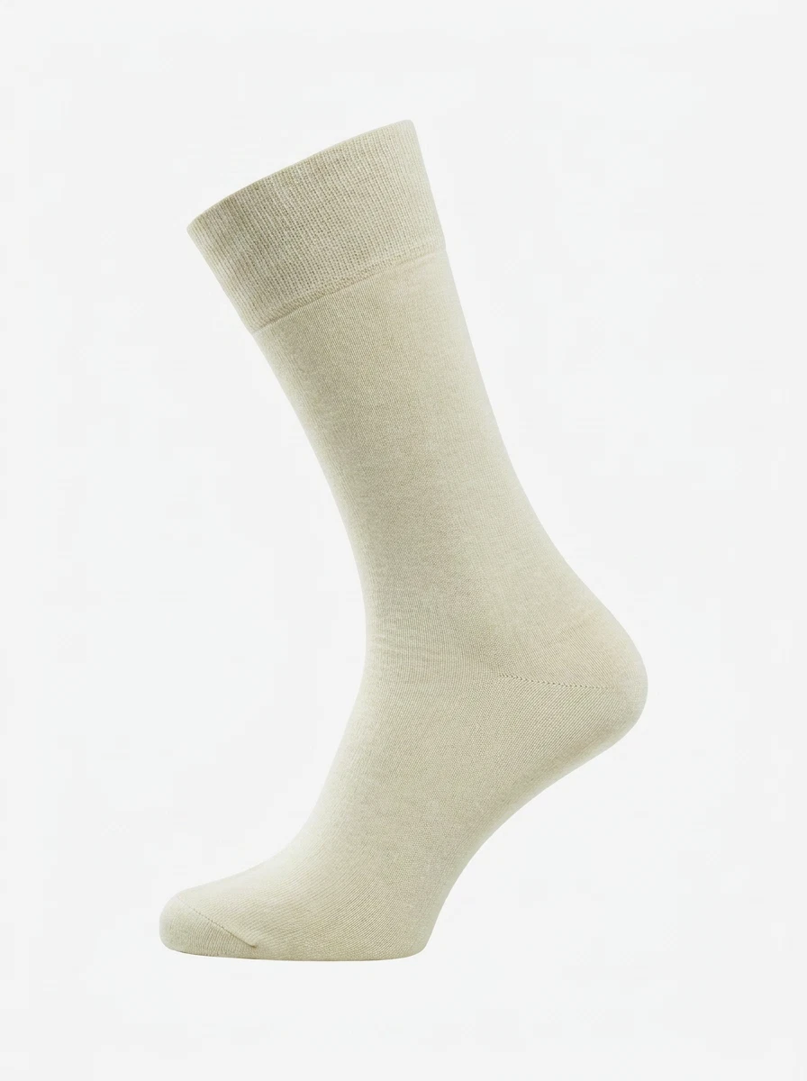Carlo Lanza Sokken 100 Classico Beige 1