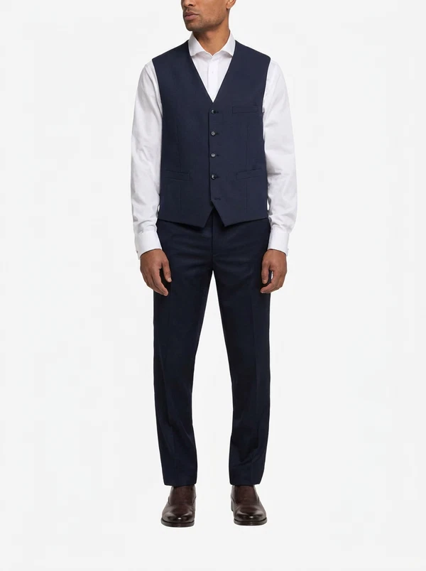 Carl Gross Gilet Winslow Blauw 1