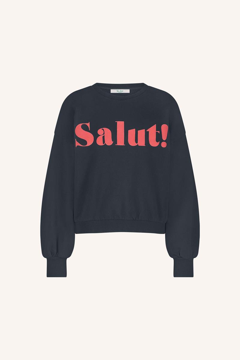 By-Bar Sweater Bibi Salut Blauw 2