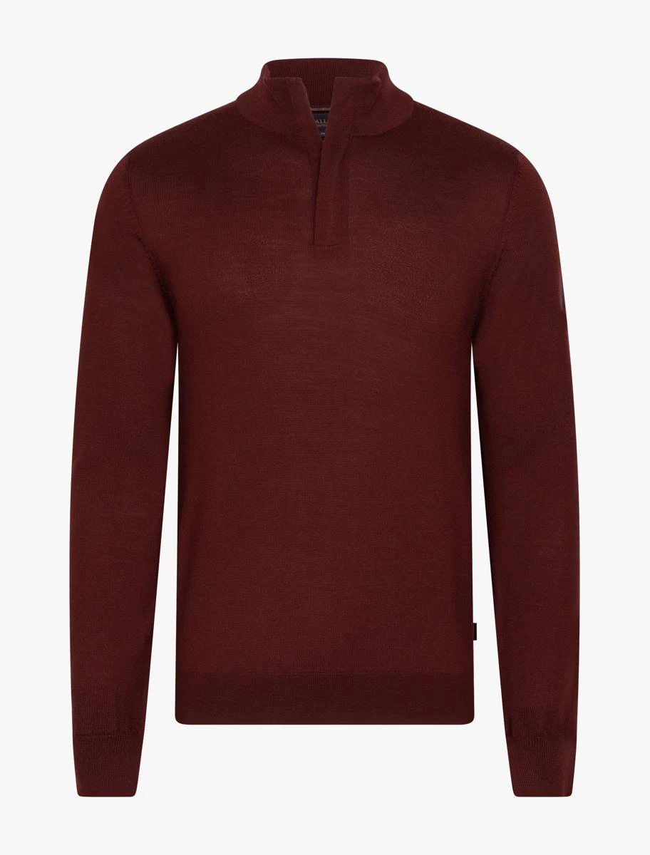 Cavallaro Trui Saronno Half Zip Rood 1