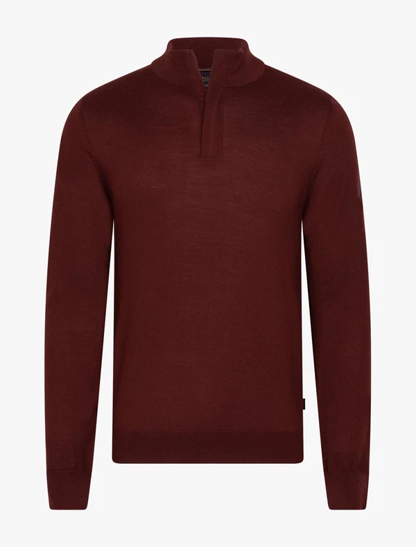Cavallaro Trui Saronno Half Zip Rood 1