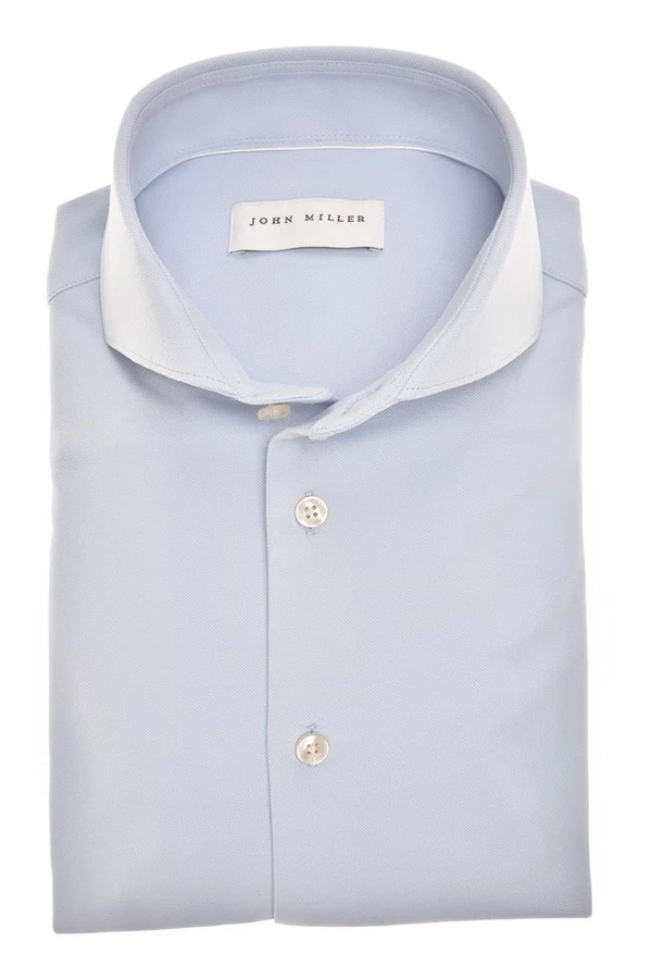 John Miller Overhemd 5142675 Blauw 1