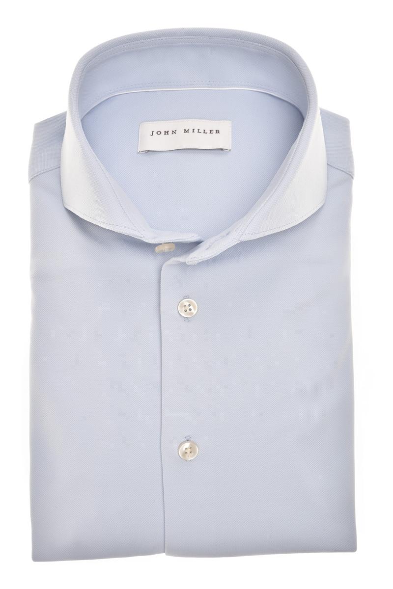 John Miller Overhemd 5142675 Blauw 1