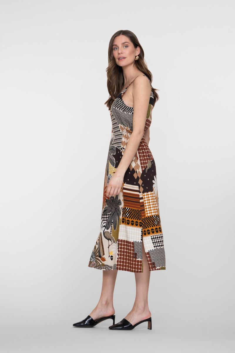 Geisha Jurk 67407-20 Bruin 5