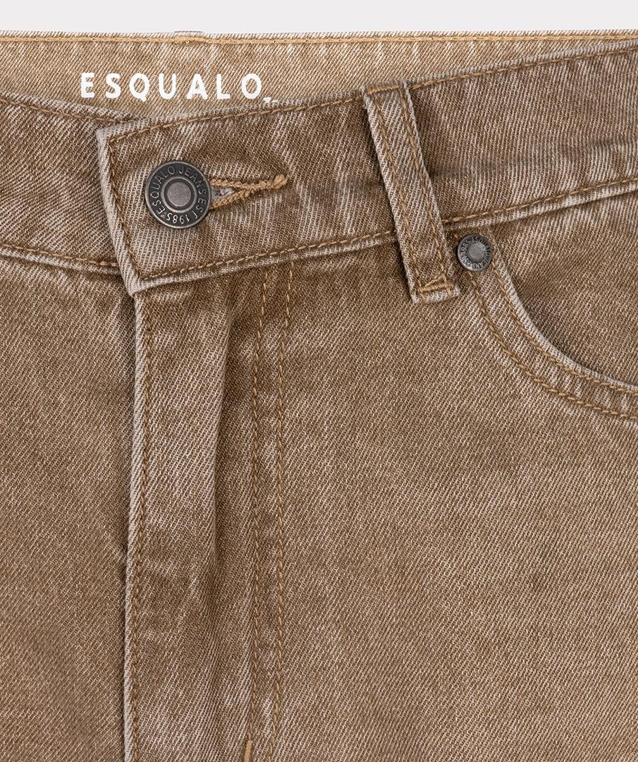 EsQualo Jeans F25.12504 Taupe 6