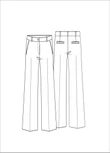 Jansen Amsterdam Pantalon KIAN W26 Bruin 1