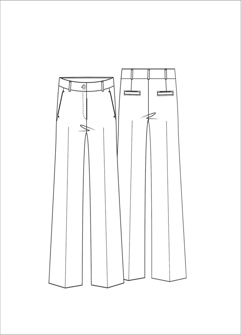 Jansen Amsterdam Pantalon KIAN W26 Bruin 1