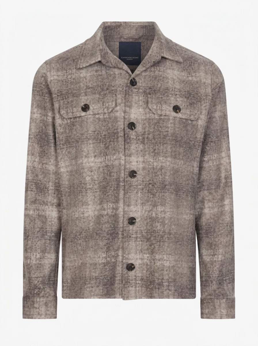 Cavallaro Overshirt Selvoni Taupe 1