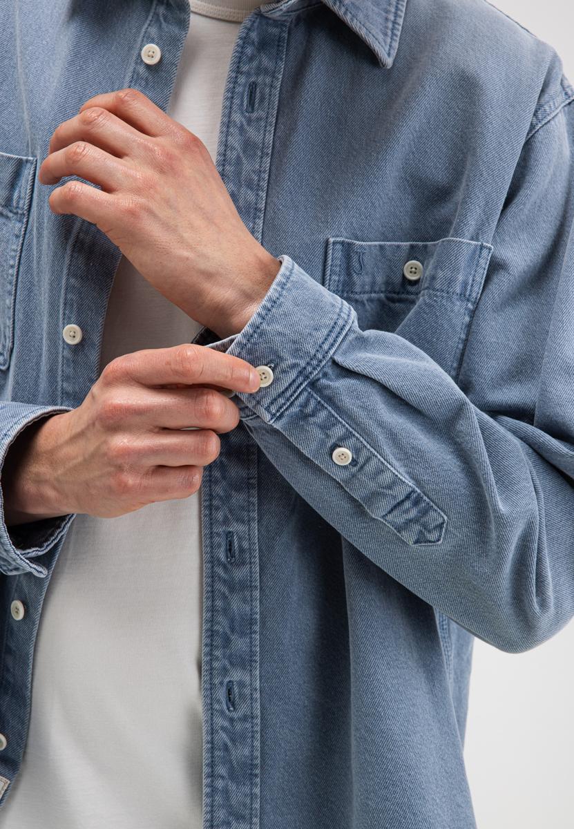 Butcher of Blue Overshirt M2624007 Blauw 5