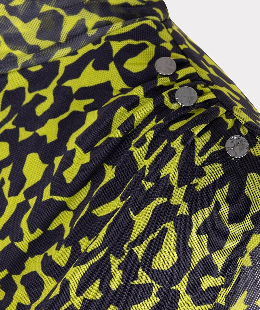 EsQualo Jurk F25.30506 Groen 5