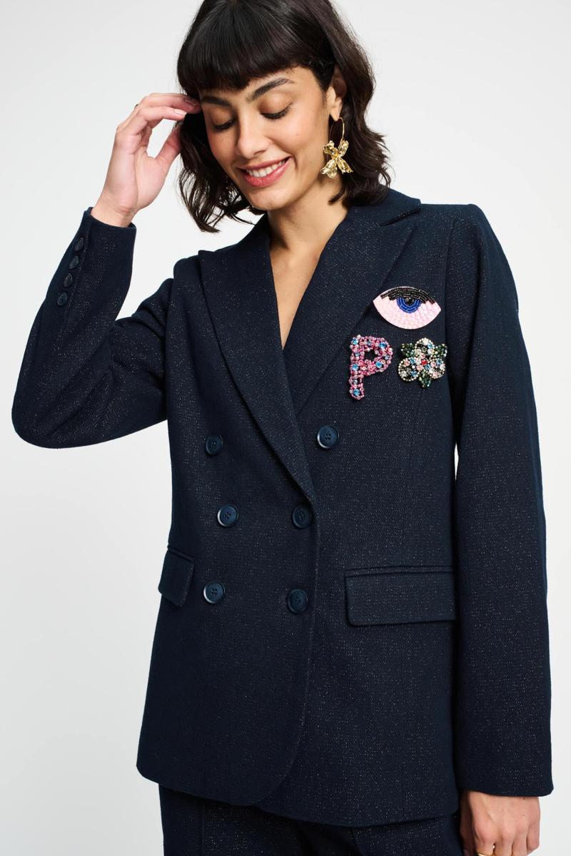POM Amsterdam Blazer SP9366 Blauw 2