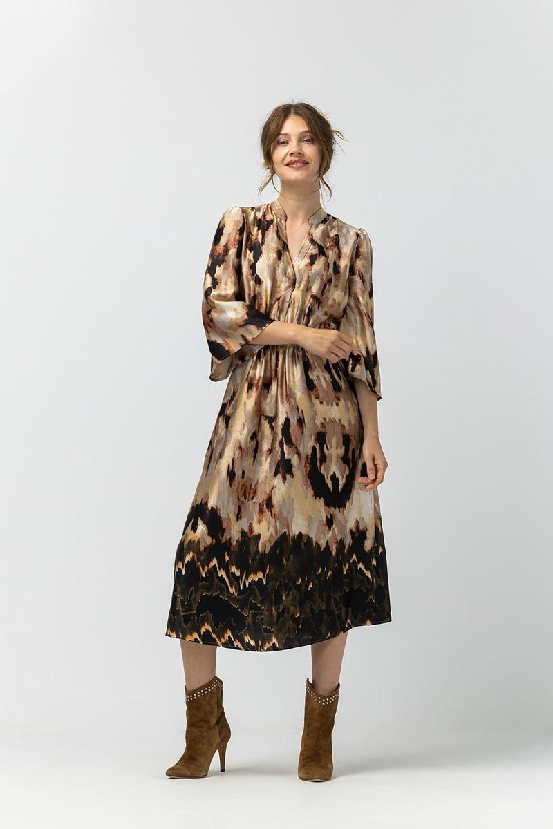 Label DOT Jurk 2523007 Groen 1