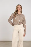 NUKUS Blouse NKF02137 Taupe 6