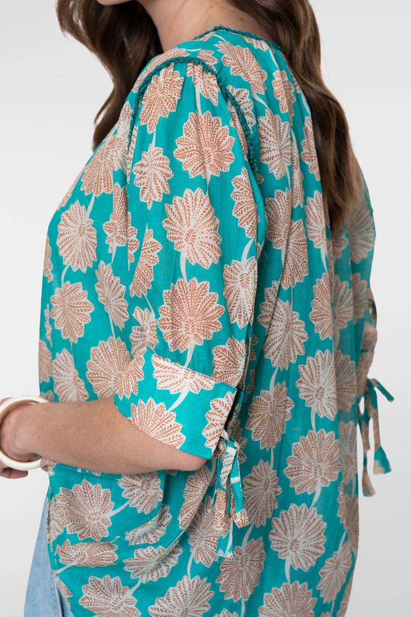 Geisha Blouse 63478-20 Blauw 6