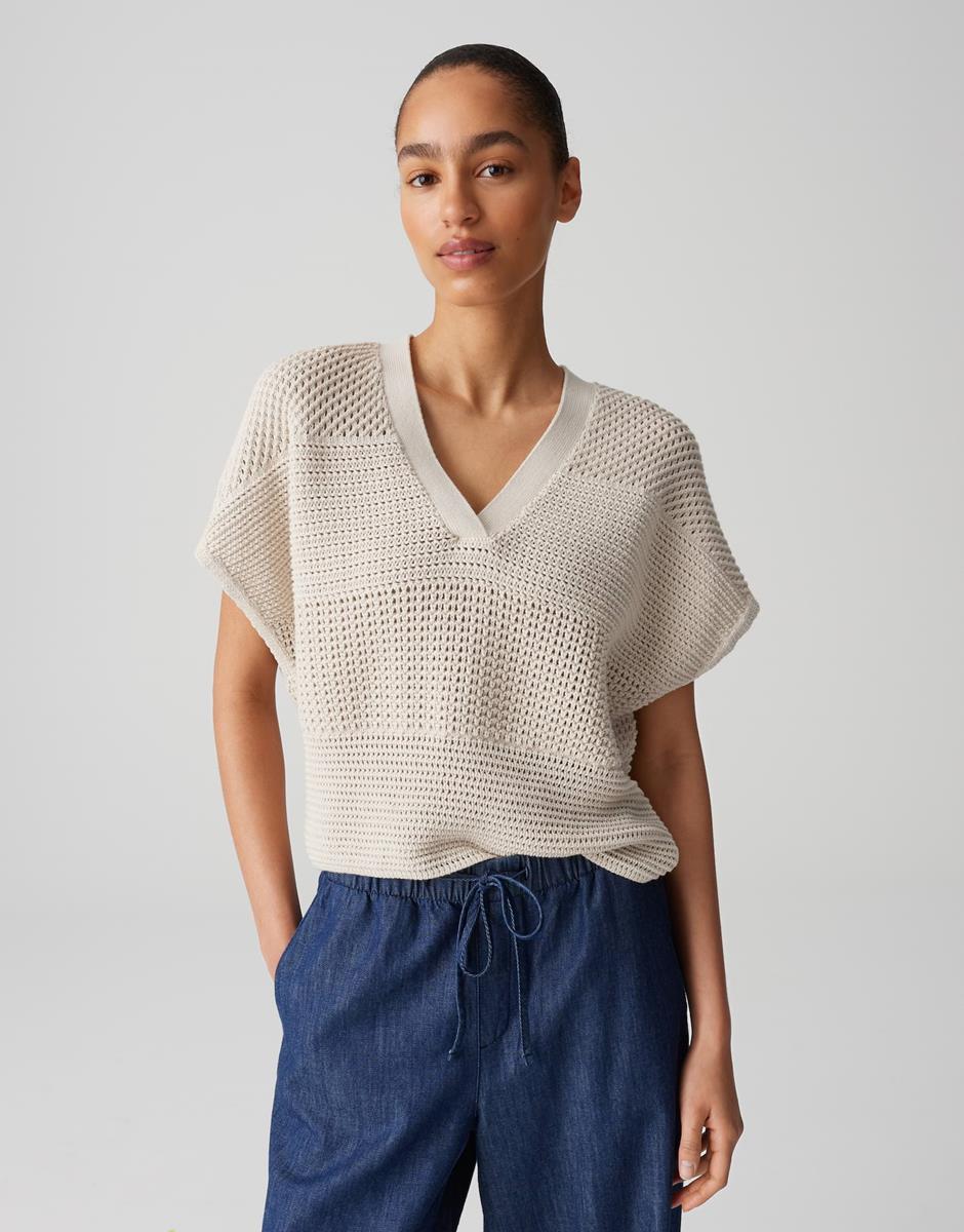 OPUS Trui Pekina Beige 1