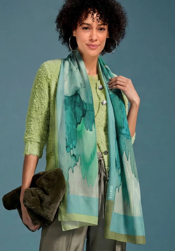 Bianca Sjaal 87501 Blauw 1