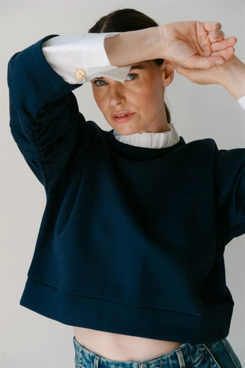Aimée the Label Sweater Elan Blauw 1