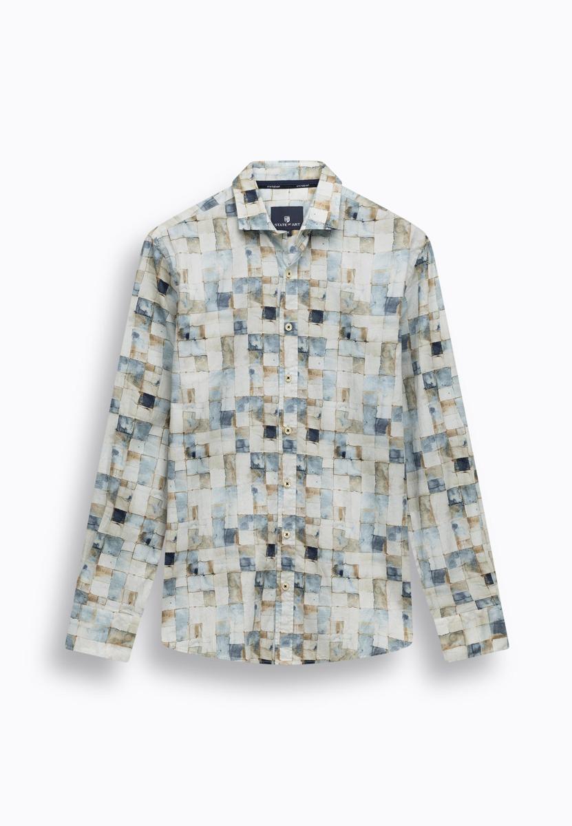 State of Art Overhemd 214-16232 Blauw 2