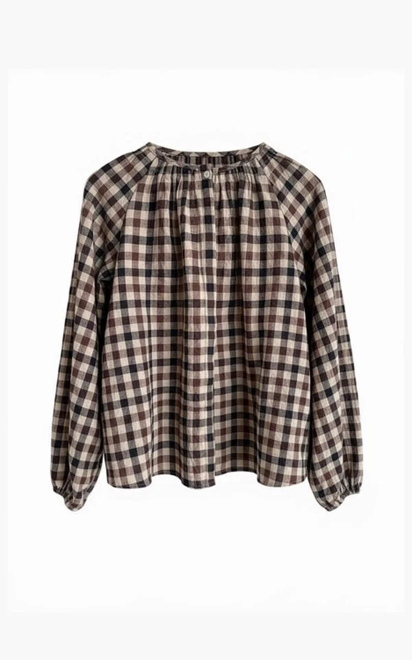 Aimée the Label Blouse Peer Bruin 1