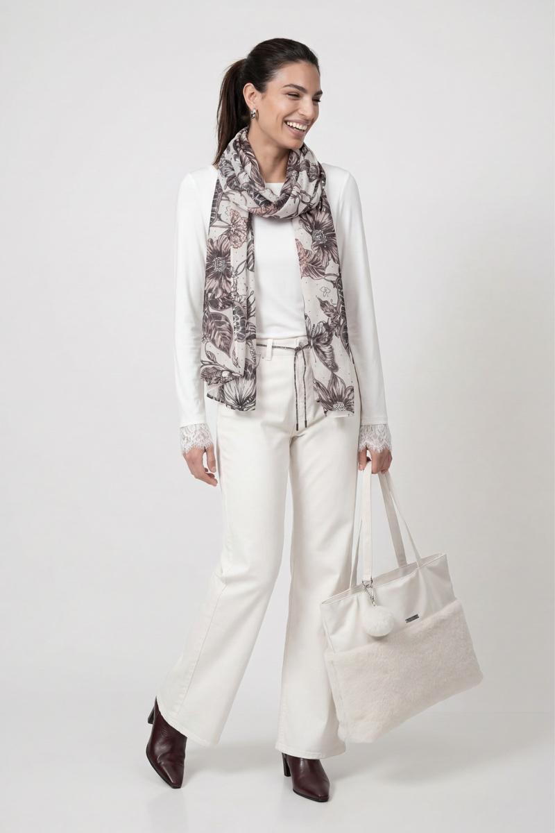 Monari Sjaal 810059 Taupe 3