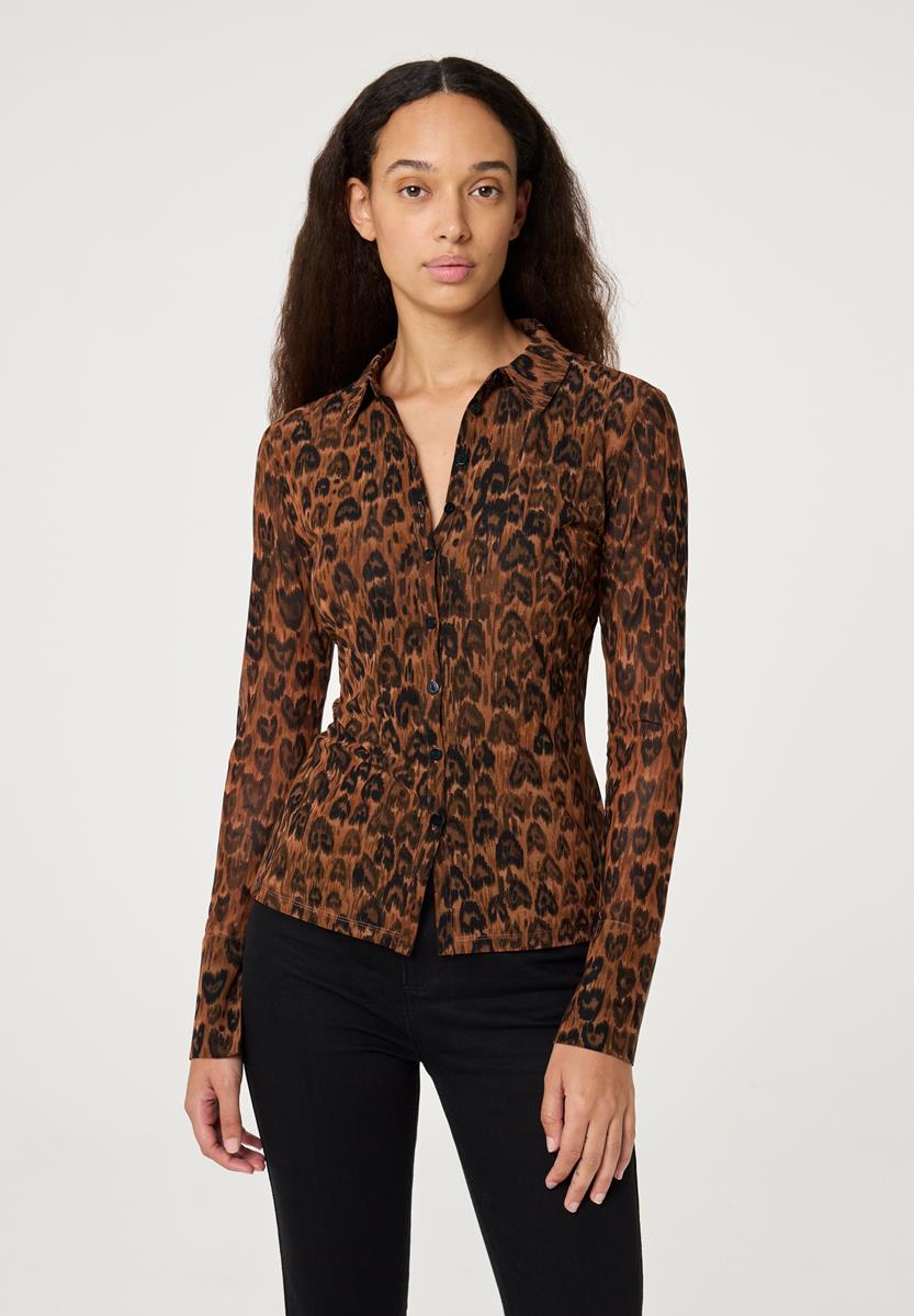 Fabienne Chapot Blouse Kevis Blouse Bruin 1