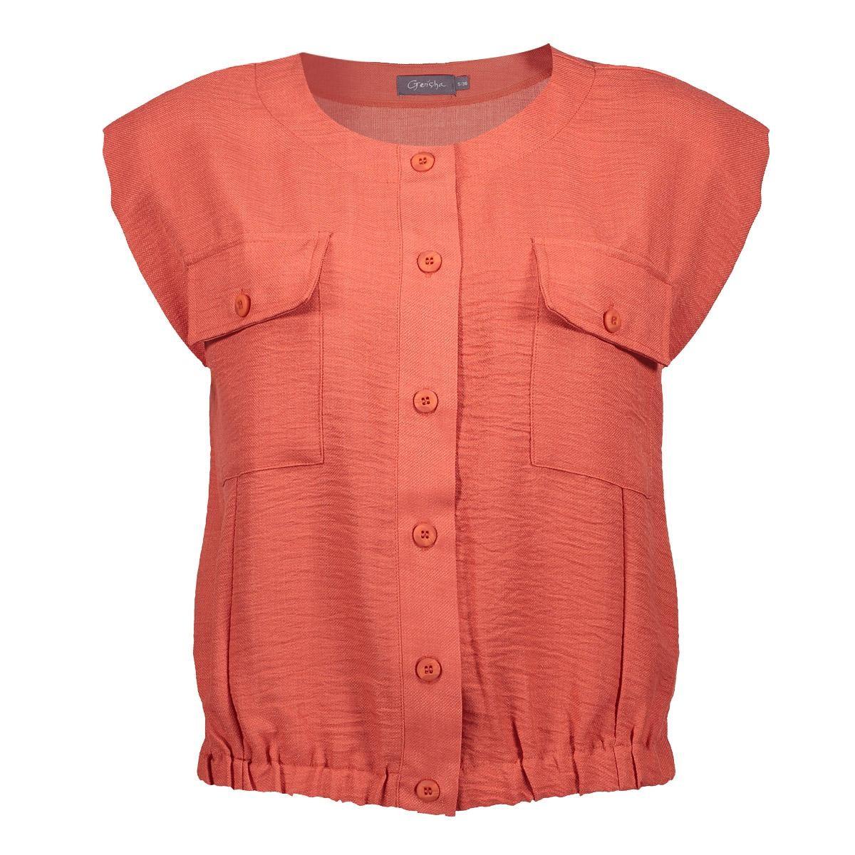 Geisha Gilet 63092-60 Oranje 2
