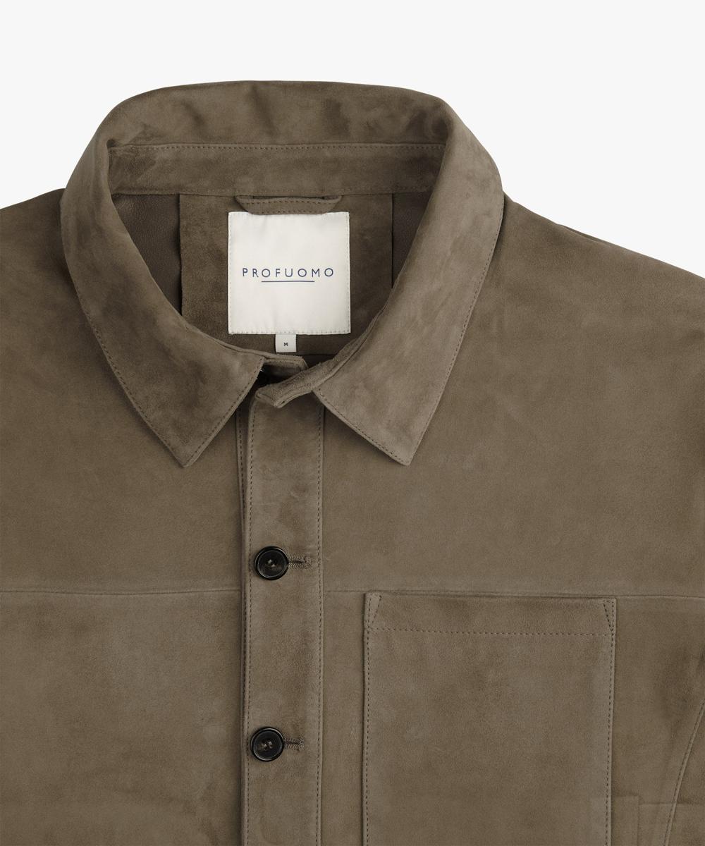 Profuomo Overshirt PPXF30051 Taupe 1