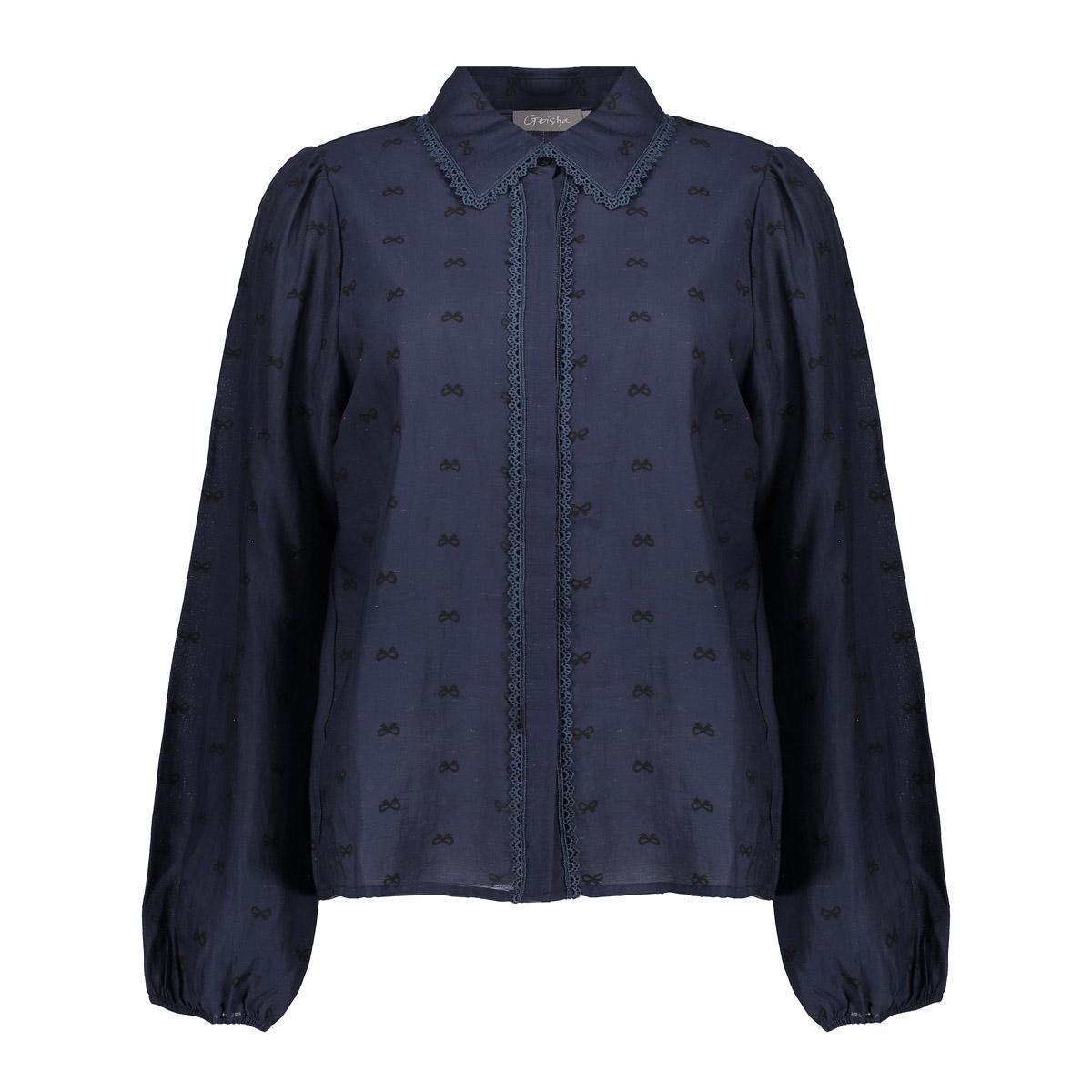 Geisha Blouse 53533-14 Blauw 2