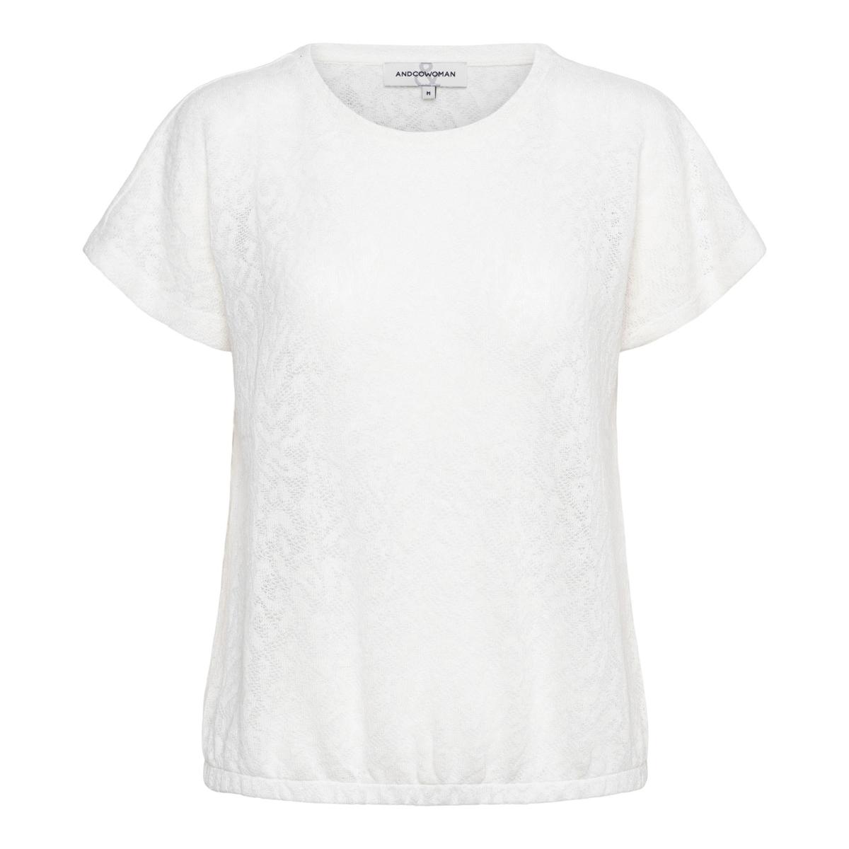 &Co Woman T-Shirt Tamar Off-White 2