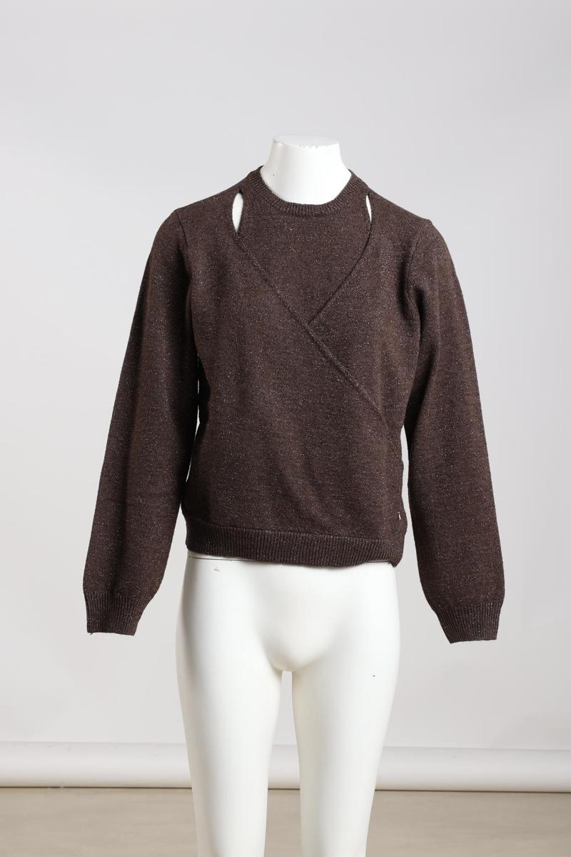 NUKUS Trui NKF03088 Bruin 1