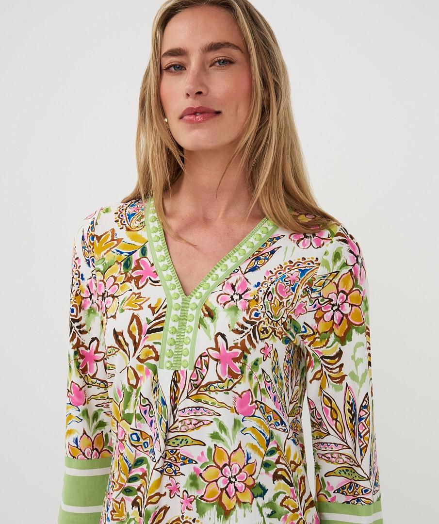 EsQualo Jurk HS26.30222 Groen 5