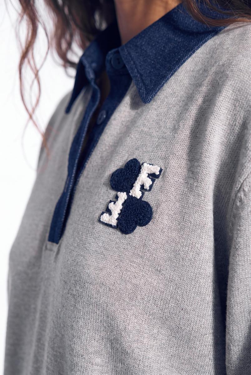 Florèz Polo Elison Grijs 3