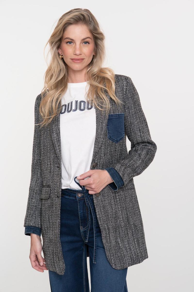 Geisha Blazer 55520-10 Grijs 1