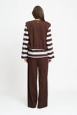 POM Amsterdam Gilet SP9711 Bruin 3