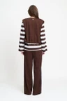 POM Amsterdam Gilet SP9711 Bruin 3