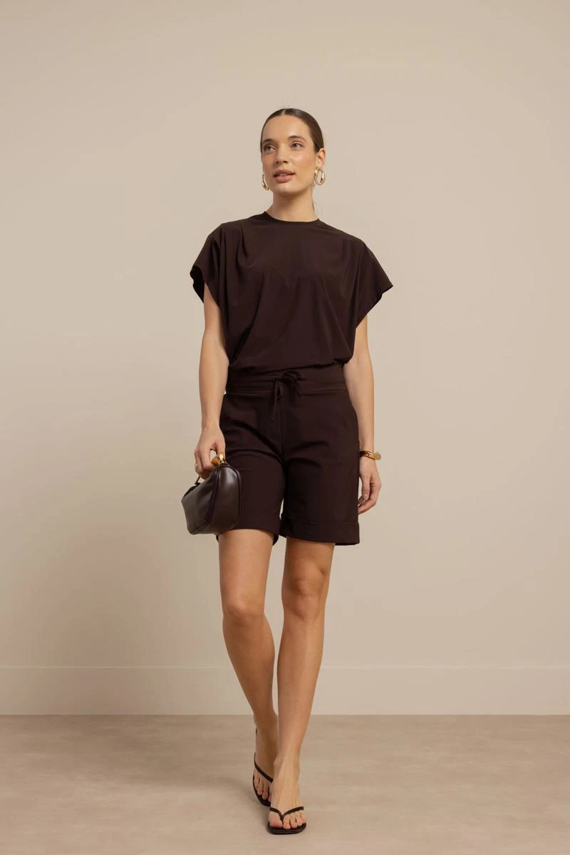 Studio Anneloes T-Shirt Leona top Bruin 3