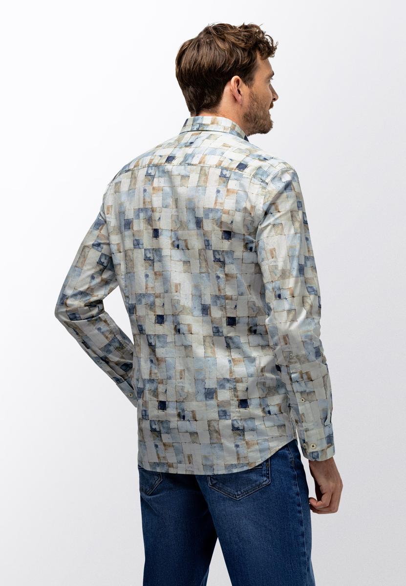 State of Art Overhemd 214-16232 Blauw 4