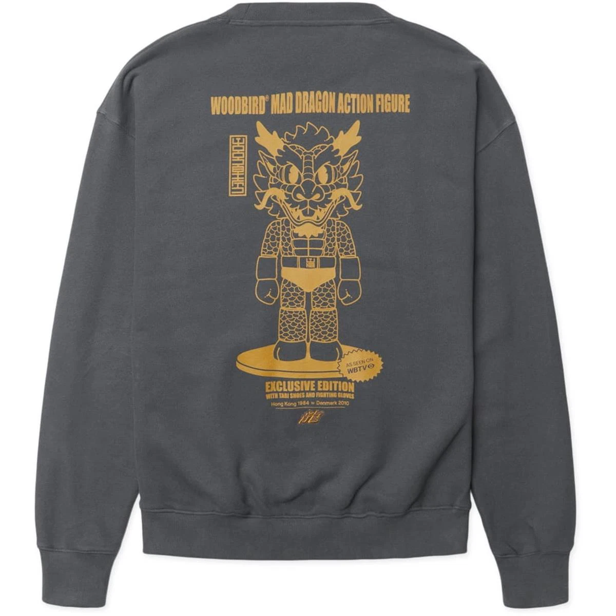 WOODBIRD Sweater Duke Blauw 4