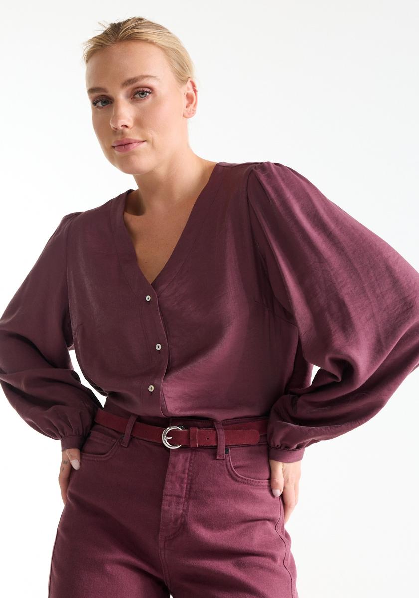 Jansen Amsterdam Blouse ILONA W26 Rood 1
