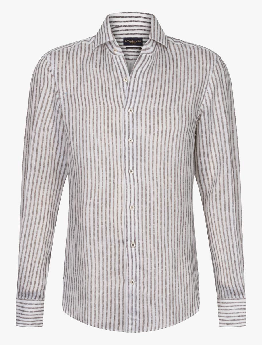 Cavallaro Overhemd 110261009 Bruin 3