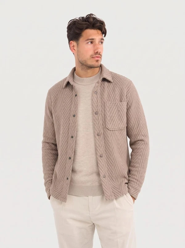 Blue Industry Overshirt CAPO-W26-M26 Beige 1