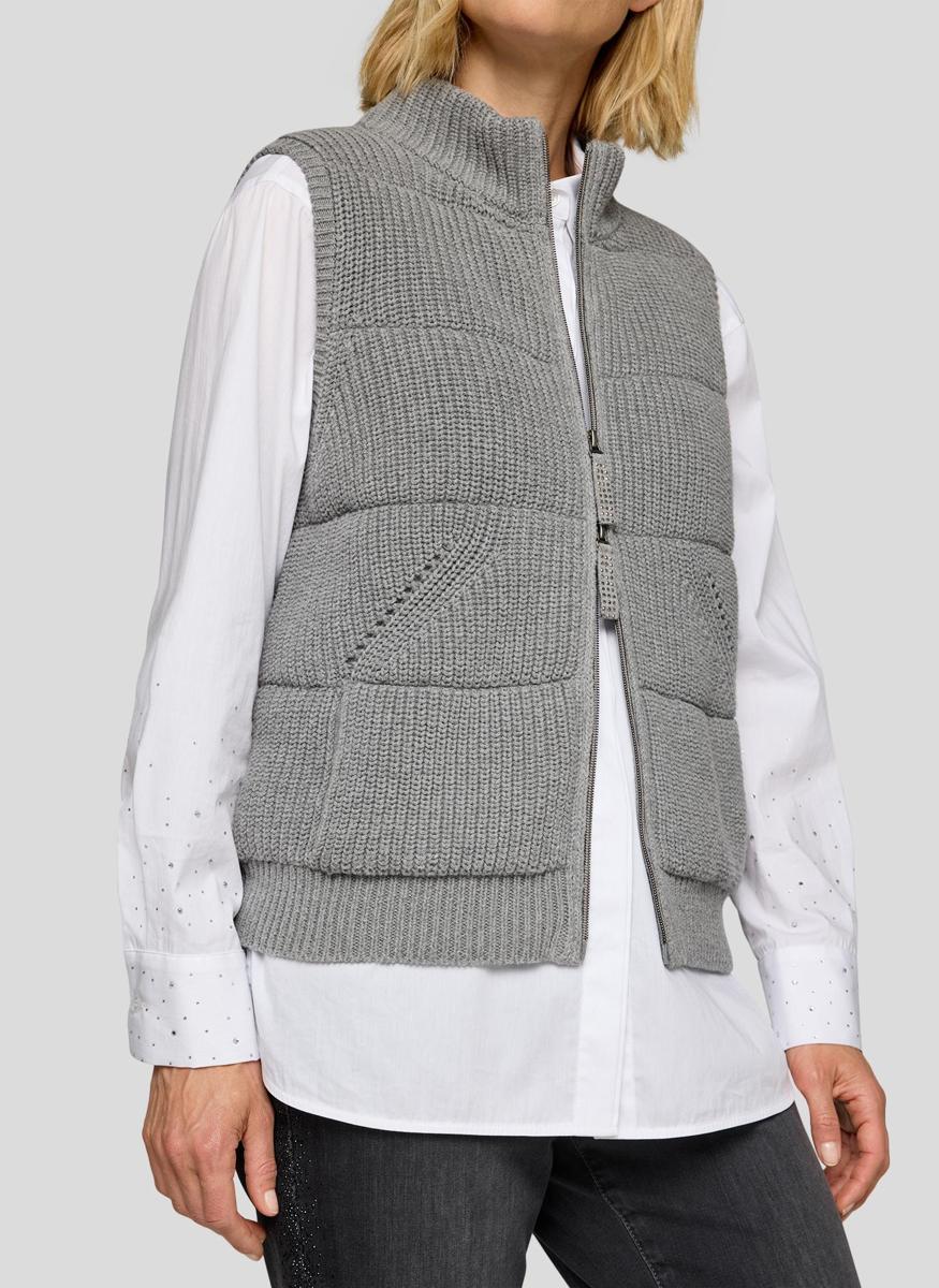 Rabe Gilet 55-221571 Grijs 4