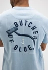 Butcher of Blue T-Shirt Vintage Hook Blauw 6