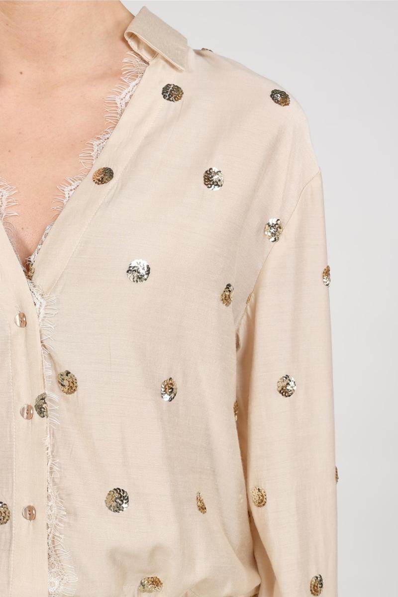 NUKUS Blouse NKF02160 Beige 6
