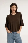YAYA T-Shirt 01-709391-607 Bruin 1