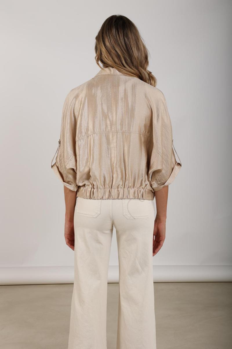 NUKUS Blouse Nelly Goud 2