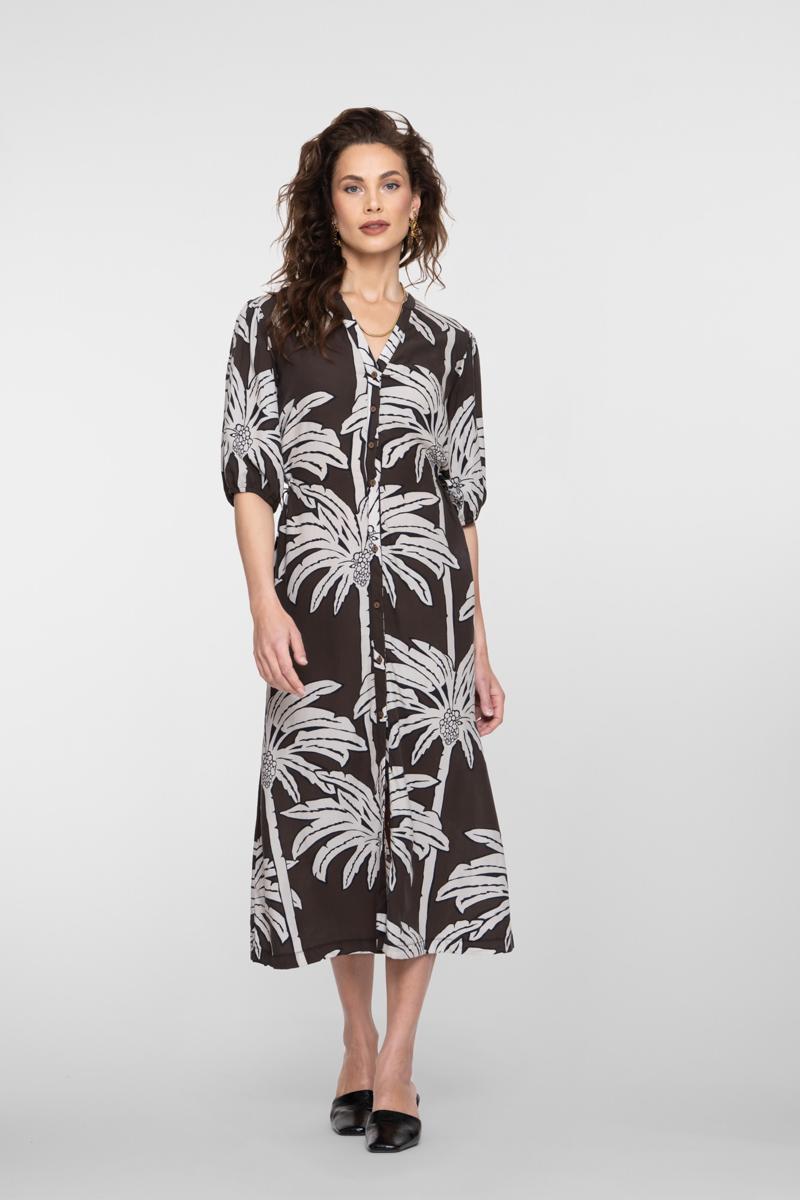 Geisha Jurk 67113-20 Bruin 1