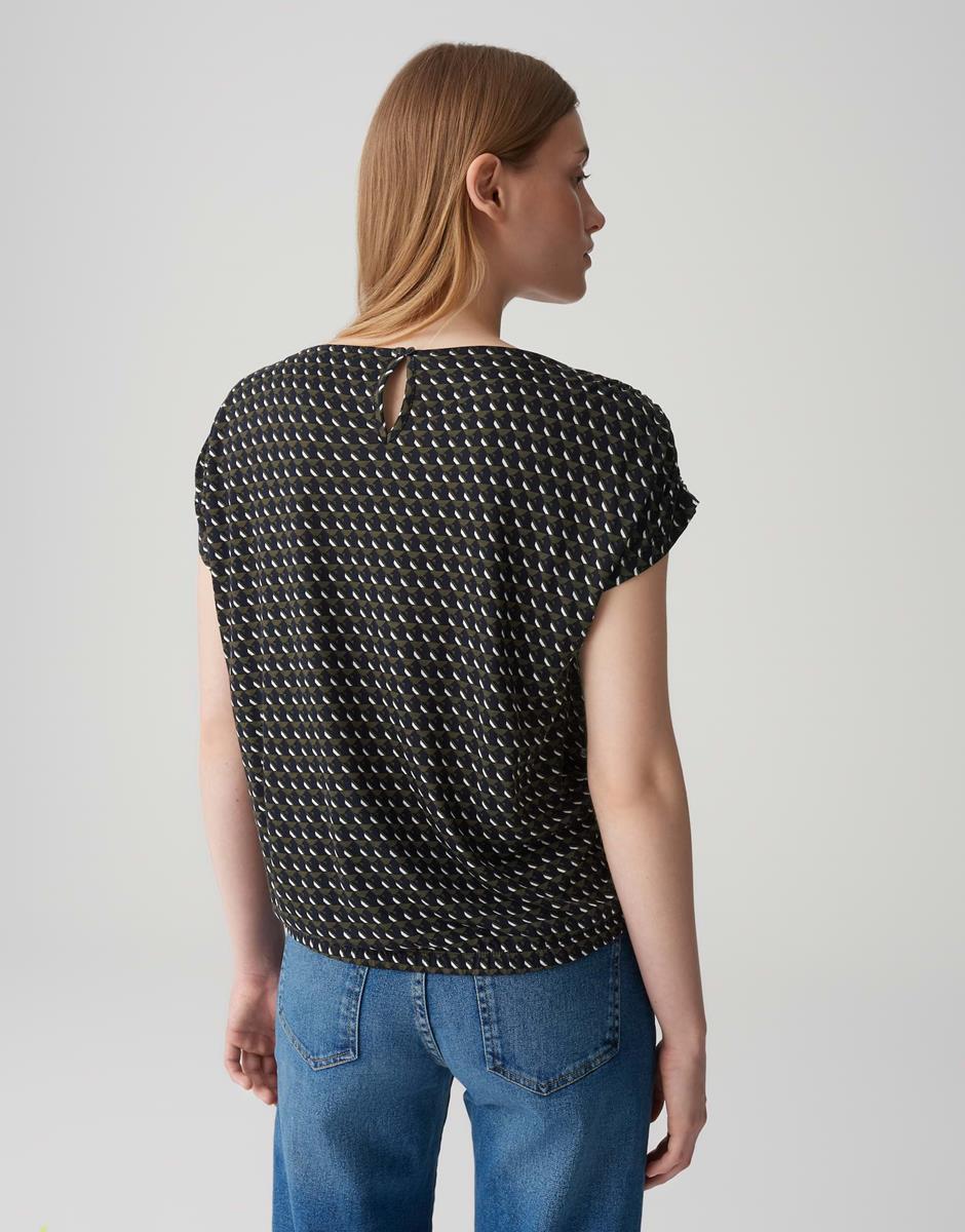 OPUS T-Shirt Sekadi Minimal Blauw 3