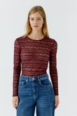 Oui T-Shirt 0099899 Rood 6